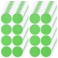 thumbnail image 1 of Miangastore Round Sticker Light Green 20 Sheets 160 Pcs Adhesive PVC, 1 of 8