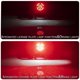 thumbnail image 4 of Luz trasera de rejilla LED retro para motocicleta, luz de señal de freno y parada para matrícula con soporte plateado, 4 of 5