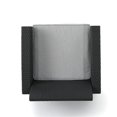 thumbnail image 4 of Noble House Jacksonville 5-Pc Charcoal Faux Wicker Chat Set Light Grey Cushions, 4 of 28
