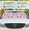 thumbnail image 5 of GZHJMY Car Windshield Sunshade Cute Panda Pink Heart, Foldable Car Visor Front Window Sun Shade for SUV Car 55 x 27.5 inch Keep Vehicle Cool, 5 of 6