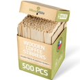 thumbnail image 1 of WOODABLE Agitadores de Madera para Café 5,5" 500 Unidades, 1 of 9