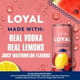thumbnail image 2 of Loyal 9 Watermelon Lemonade Vodka Cocktail, 4-PACK (4 x 12 fl oz), 9% ABV, 2 of 8