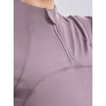 thumbnail image 3 of Top-kevin Women'S Athletic Top, Short-Sleeve Fitness Shirt with a Half-Zip Design, Mesh Back, Suitable for Running, Cycling, Gym Workouts, And Yoga, 3 of 8