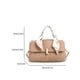 thumbnail image 4 of Quilted Ruched Crossbody Bag, Scarf Decor Handbag For Women, Soft Faux Leather Flap Purse, 4 of 5