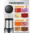 thumbnail image 2 of Food Processor 4 Cup, Electric Meat Grinder, Food Chopper with 2 Bowls, 2 Speed & 4 Blades for Vegetable, Meat, Nuts, Functions for Chopping, Dicing, Mixing and Puree, BPA-Free, 2 of 7