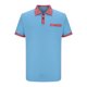 thumbnail image 4 of Blusa de Manga Corta de los Hombres Bloque Botones de Color Al Aire Libre Bolsillo Cuello de Vuelta, Mezcla de Rayón Poliéster para Casual Diario, 4 of 8