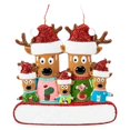 thumbnail image 1 of Adornos de pan de jengibre, decoraciones de alce, decoraciones en miniatura, figuras de pingüino Cinco renos, 1 of 7