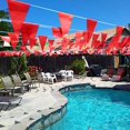 thumbnail image 6 of Novelty Place 36 Feet Solid Red Pennant Banner - 30 Multicolor Bunting Flags (8x11 Inches) - Birthday Party Grand Opening Holiday Decorations, 6 of 7
