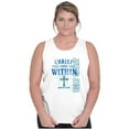 thumbnail image 3 of Christ Lives Within Holy Spirit Tank Top Tee Shirt Women Brisco Brands S, 3 of 6