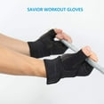 thumbnail image 4 of Savior Heat Anti Slip Lifting Gloves with Adjustable Wrist Strap Black ,Size S-2XL, 4 of 10