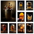 thumbnail image 2 of Póster de alcohol, cerveza retro, paisaje decorativo, bar y bodega, lienzo impreso, arte de pared, decoración, pinturas colgantes para decoración del hogar, 2 of 5