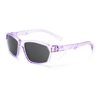 ProtectX Stylish Anti-Fog & Scratch-Resistant Safety Glasses With Readers, UV Protection goggles, Anti-Impact Lightweight Glasses for Men&Women Lilac Tinted Smoke
