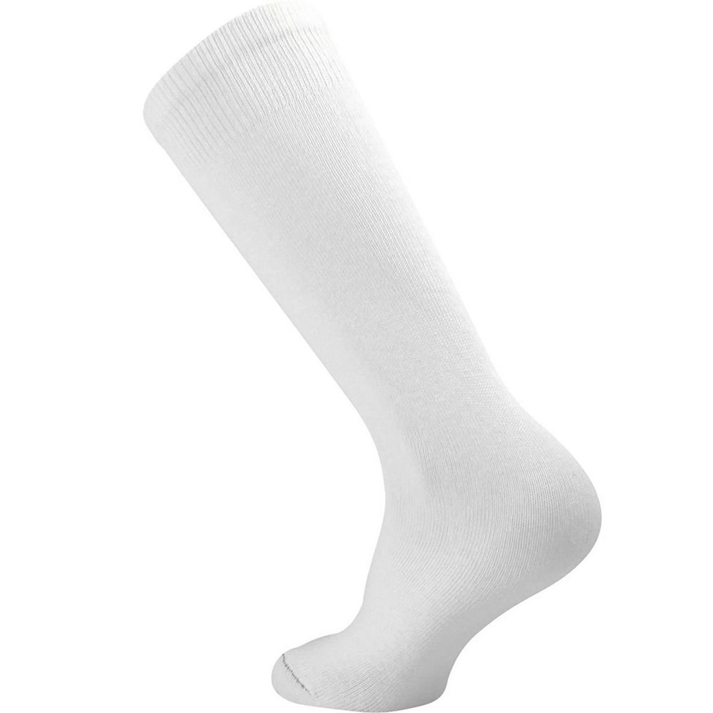 Credos Long All White Tube Socks Basketball Classic size 10-16 (8 pack ...