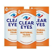 Clear Eyes Mild Dry Eyes Natural Tears Eye Drops-0.5 oz
