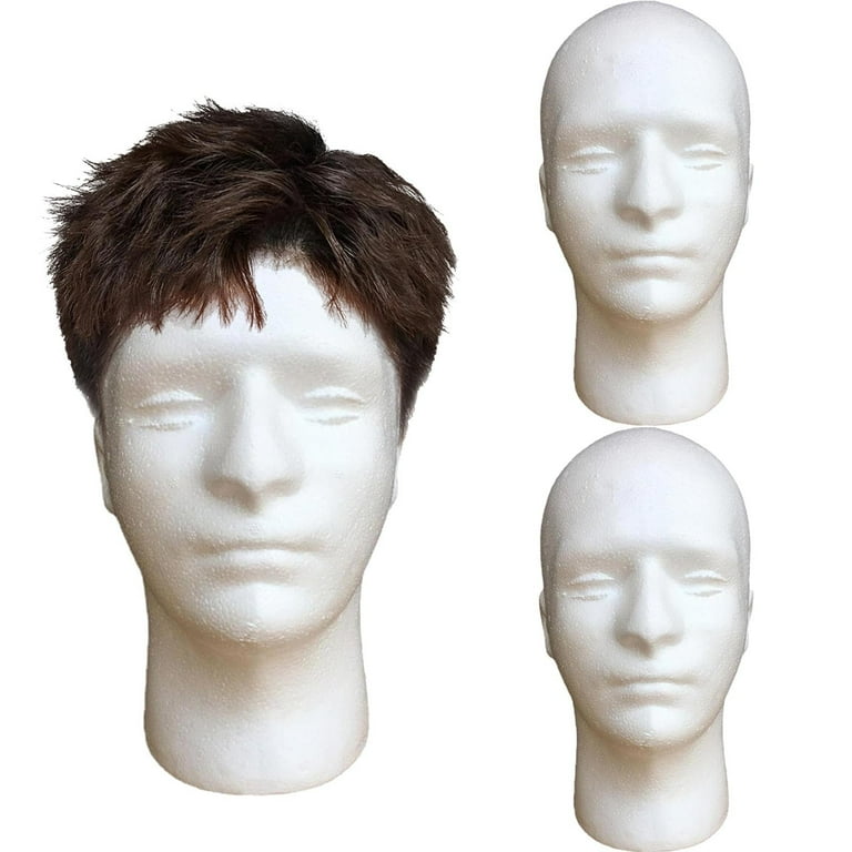 Hair Mannequin Head Mannequin Head Male Hair Mannequin Head White Model Hat Glasses Hat Wig Show Display Manikin Head For Home Walmart