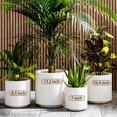 thumbnail image 5 of 10/8.5/7 Inch Large Planter for Outdoor Indoor Plants, 3 Pack Large Outdoor Planters Plastic Plant Pots with Drainage Hole for Home Garden., 5 of 10
