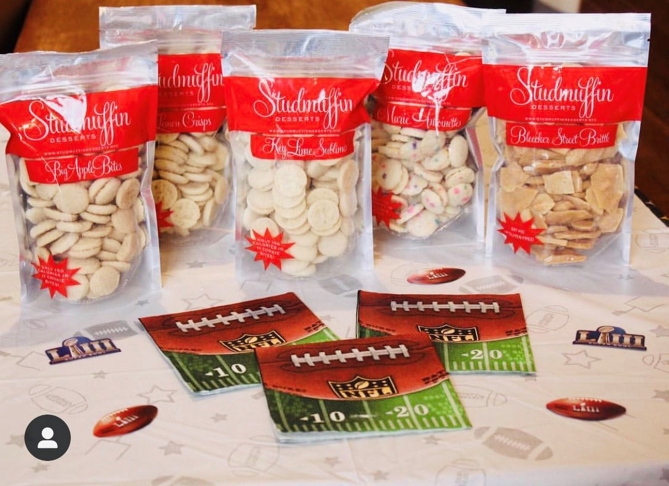 Studmuffin Desserts Big Apple Signature Cookie Bites, 6 oz