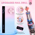 thumbnail image 5 of Taladro de uñas eléctrico recargable profesional SAVILAND 40000 RPM, lima de uñas inalámbrica portátil para uñas de gel acrílico, 5 of 5