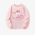 thumbnail image 6 of Kiijoy Toddler Girls Long Sleeve Cotton T Shirt Animal Print Crew Neck T-Shirt, Sizes 2-3, 6 of 8