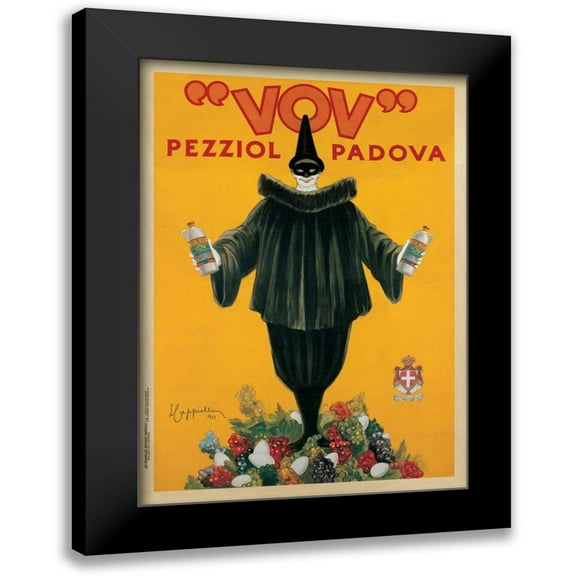 Cappiello, Leonetto 11x14 Black Modern Framed Museum Art Print Titled - Vov-1922