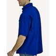 thumbnail image 3 of Pro Celebrity Men's Pro Fishing Outdoor Button-Down Shirt (Royal 4XL), 3 of 3