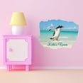 thumbnail image 3 of Personalized Watercolor Decal Bedroom Wall Decal for Children Actual Image Art Ocean Background Design Cute Custom Name Décor - Size: 30 In x 24 In, 3 of 5