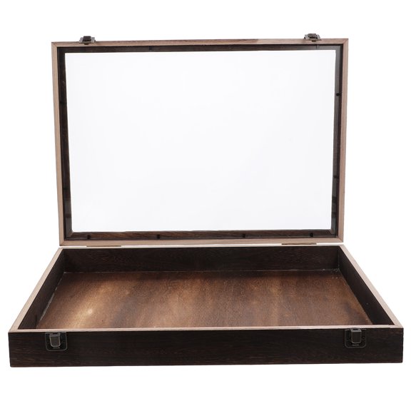 Luxshiny 1 Set Dried Flower Display Case with Rectangular Shape 17.7x12.6x2.4in