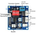 thumbnail image 2 of DC 12V PWM PC CPU Fan Temperature Control Speed Controller CPU Alarm Module, 2 of 3