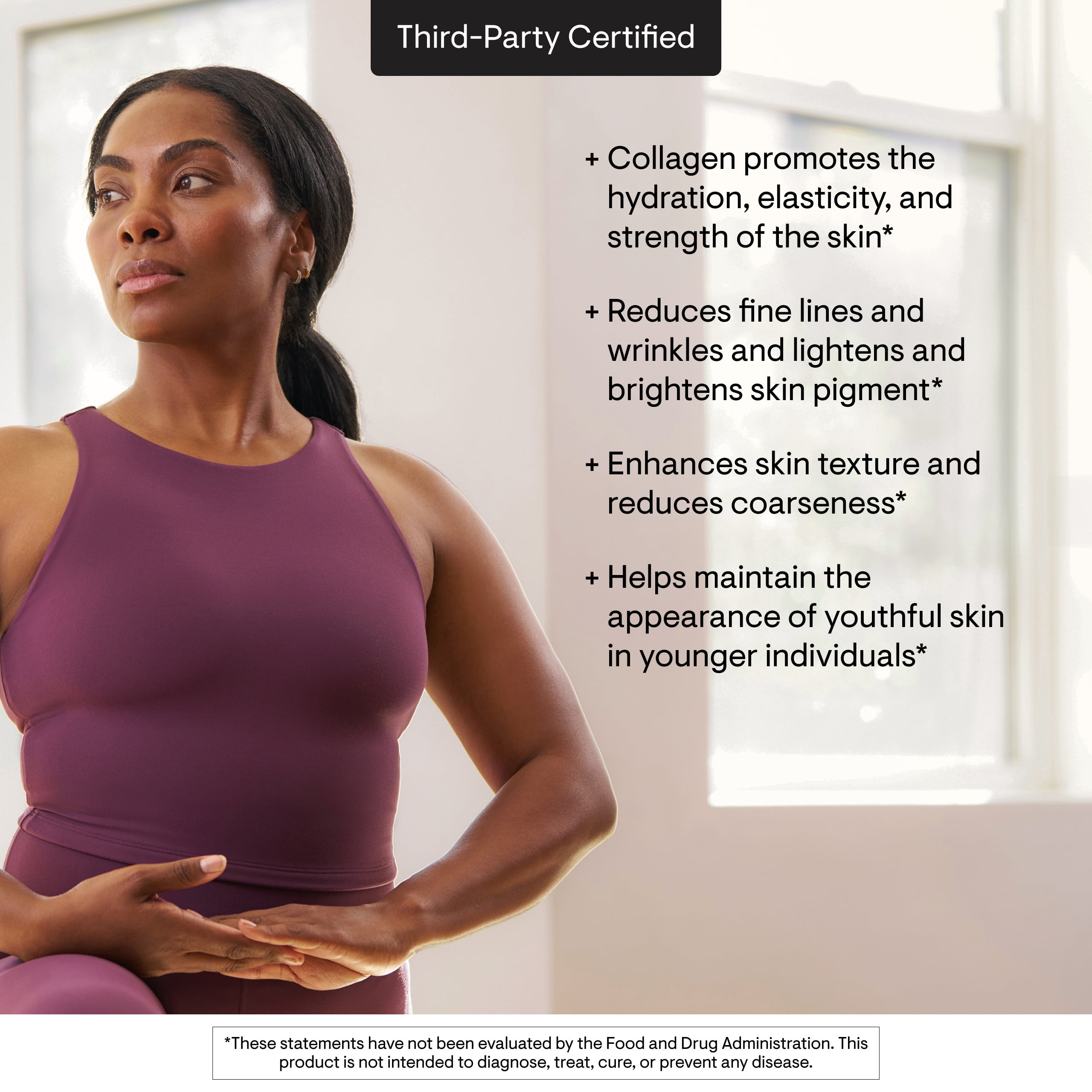 THORNE - Collagen Plus - Collagen Peptides Powder with Nicotinamide Riboside and Clinically Studied Ingredients for Skin Texture and Moisture - Healthy Skin, Hair, and Nails* - 17.5 Oz - 30 Servings