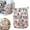 B, variante sur Panier à Linge en Lin à Motifs Élégant Grand Dessus Ouvert Tissu Respirant pour Chambre Salle de Bain Durable et Design Facile