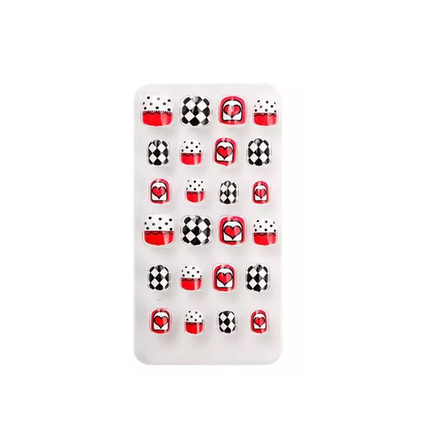 1 Juego de envolturas navideñas para uñas, prensa en las uñas para niños, calcomanías artísticas para los dedos de los pies, herramienta de Pinceles de maquillaje y herramientas PNT-16-08 Qarigey CE011468-08