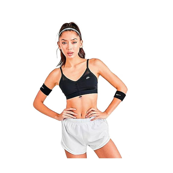 Nike Indy Icon Clash Toggle Sports Womens Active Sports Bra Size L, Color: Black