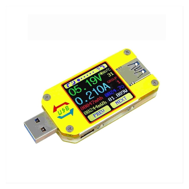RD UM34 UM34C for APP USB 3.0 Type-C DC Voltmeter ammeter voltage current meter battery charge measure cable resistance Tester ,Live Data