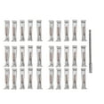 thumbnail image 2 of 5 Inch Gutter Hangers, Quick Screw Gutter Hangers Rust Resistance 30pcs Fine Machined Aluminum Alloy  for Sagging Rain Gutters, 2 of 7