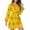 style-17, variant on Sunflower Polka Dots Pajama Robe V Neck Vintage Floral Print Bathrobe Woman Long Sleeves Fashion Pajamas Robes Casual Dresses