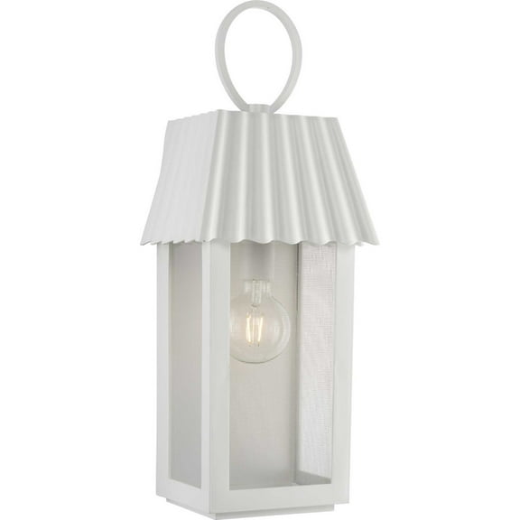 POINT DUME® Hook Pond Shelter White Outdoor Wall Lantern with DURASHIELD