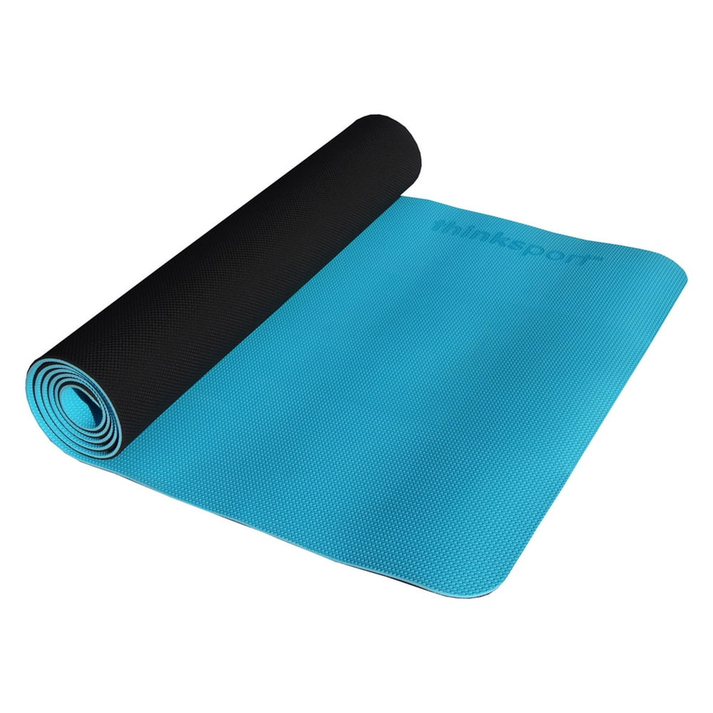 Thinksport Yoga Mat Black/Bright Blue