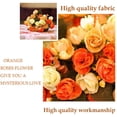 thumbnail image 4 of Paquete de 2 ramos de flores artificiales Lumenty - Flores de seda - Regalo perfecto para fiestas, bodas, decoración del hogar - Cada ramo, 4 of 8