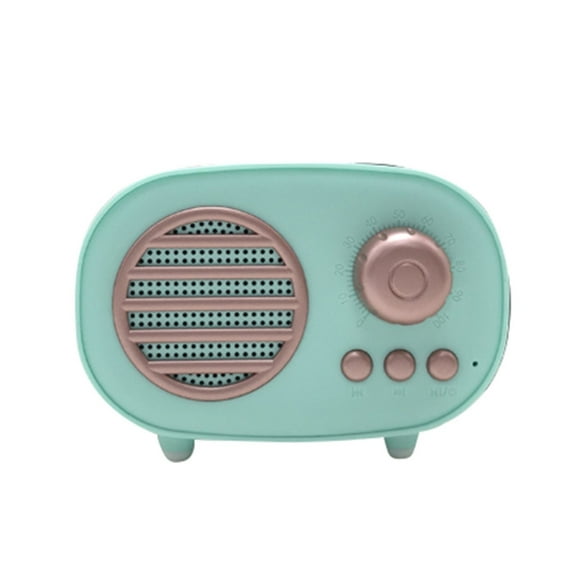 Portable Mini Retro Bluetooth Speaker Radio Stereo Old Fashioned Classic Style ,Compatible Most of Devices
