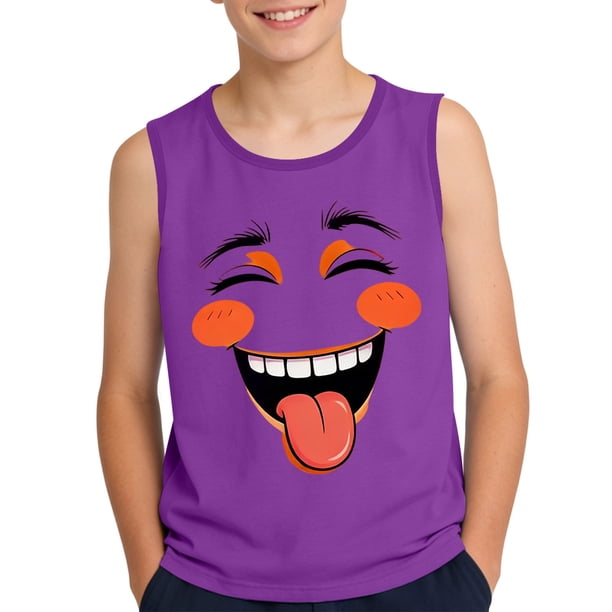 Camisola de Niños Pequeños con Impresión de Gradiente Lindo, Tela Suave sin Mangas para el Uso Casual Y Ocasiones Especiales