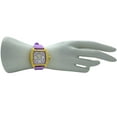 thumbnail image 5 of COOSSA ORIGINAL Special Edition Women's Tonneau 35MM Gold/Purple Day-Date Watch, 5 of 13