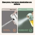 thumbnail image 4 of Glass Oil Spray Bottle for Kitchen Cooking | Food Grade Leak Proof Oil Mister with Fine Mist Sprayer | 8.15 oz White Yellow Green Color Options, 4 of 6