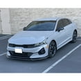 thumbnail image 3 of Ikon Motorsports Front Bumper Lip Compatible With 2021-2024 Kia K5 Gloss Black 3PC PP Polypropylene Front Lip Lower Chin Spoiler Splitter, 3 of 8