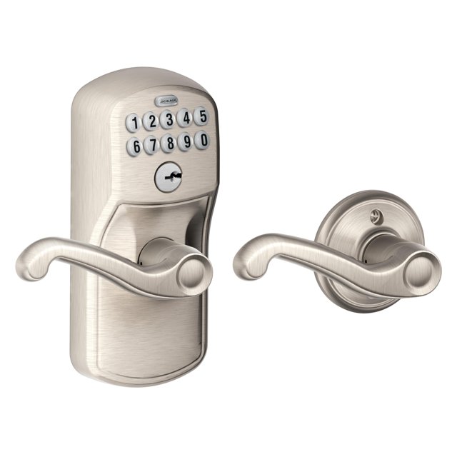 Entrada de teclado SCHLAGE FE575 PLY 619 FLA Plymouth Níquel satinado