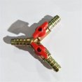 thumbnail image 2 of Espiga para manguera, tipo Y en forma de Y, unión de 3 vías, intersección/válvula de bola de cierre dividida de latón, conector en T, válvula de bola de cierre en Y de latón, 2 of 5