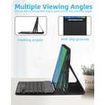 thumbnail image 4 of Magnetic Keyboard Mouse Combo Case with RGB Backlight Keypad & Pen Slot for Samsung Tab S9 11", S9 FE 10.9", S10 Lite, S10 FE 5G，Black, 4 of 19