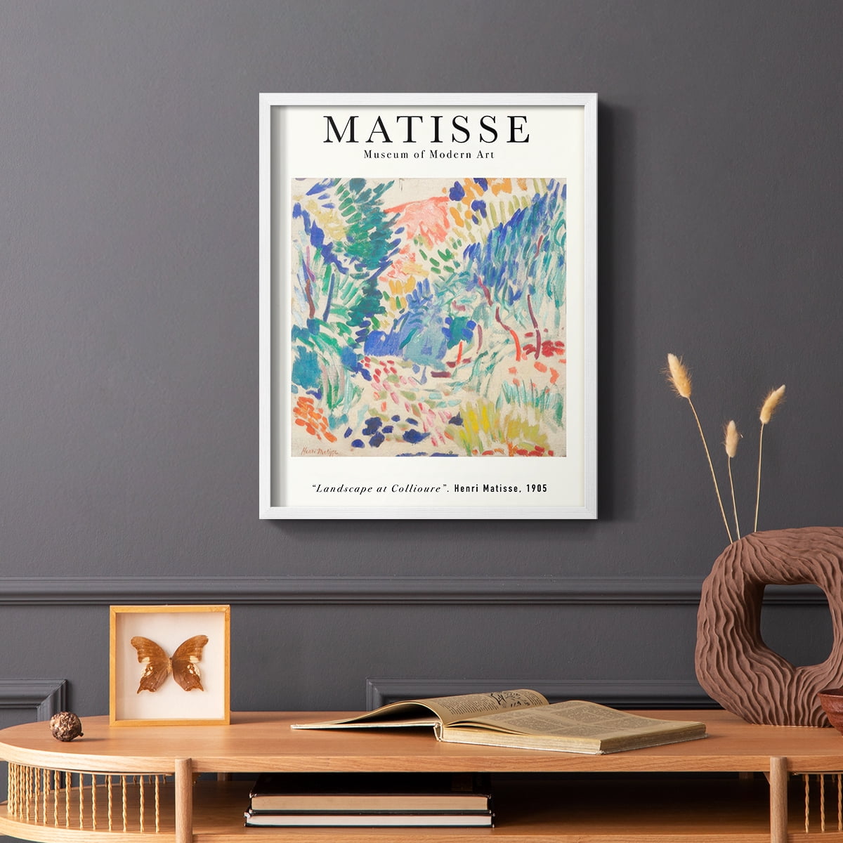 Matisse CLXXVI Framed Print in White Solid Wood 8 x 10 Framed Print