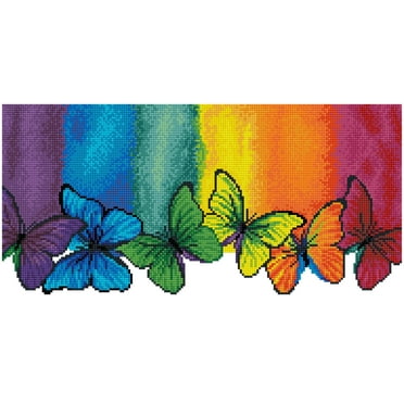 DIAMOND DOTZ® Butterfly Rainbow Diamond Painting Kit