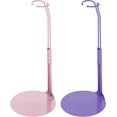 thumbnail image 1 of Kaiser Doll Stand 2299, Box of 12 - Pink and Purple Colored Doll Stands for 11" to 12" Dolls like Barbie Kaiser 468977912694, 1 of 2