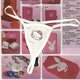 thumbnail image 3 of Hello Kitty-Tanga Sexy para mujer, bragas de algodón, ropa interior cómoda y hinchable, Gato KT, Anime, 3 of 4